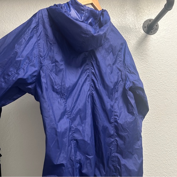 Eddie Bauer Rain Jacket Windbreaker Women’s Size Large Blue/Purple Zip up - Picture 6 of 6